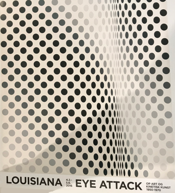 Louisiana - Bridget Riley Pause - eye contact
