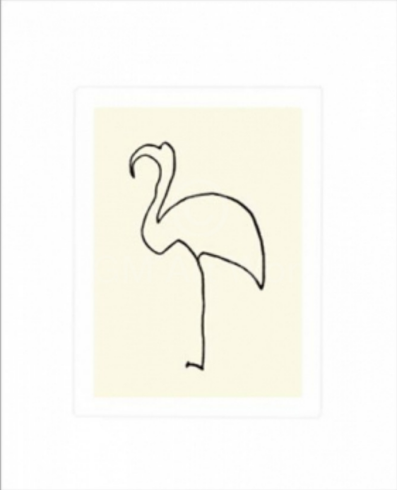 Pablo Picasso - La Flamand Rose - den rosa flamingo