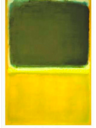Mark Rothko - uden titel - grøn gul