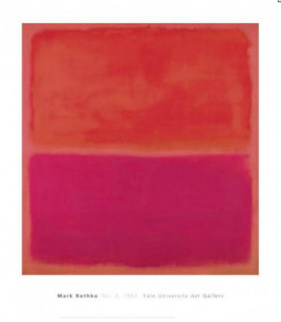 Mark Rothko - red - rosa