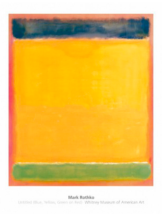 Mark Rhotko - blue orange-green-red