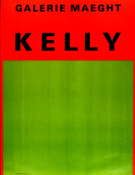 Ellsworth Kelly Orange et vert gellerie maegt 1954