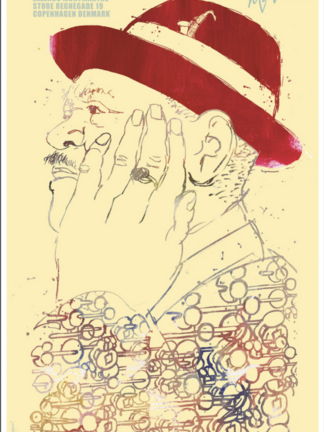 Plakat af Kim Nygaard Jazzhus Montmartre - Coleman Hawkins