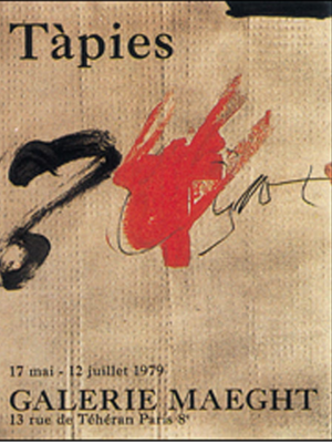 antonio tapies uden titel gallerie maeght 1979