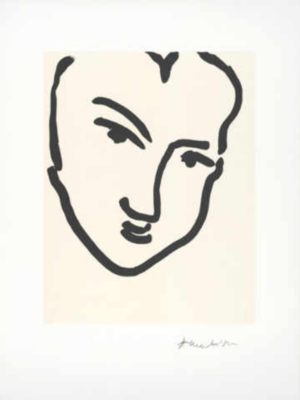 Matisse - Nadia au visage Penche