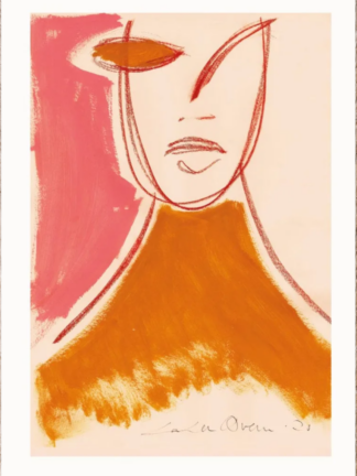 Plakaten Aarhus. Plakat af Loulou Avenue: Pink Portrait