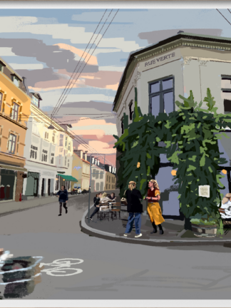 Plakaten Aarhus - Stedkendt: Graven