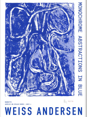 Weiss Andersen: Monochrome abstractions in blue