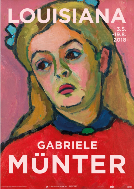 Gabrielle Münter - portræt af en ung pige (1908)