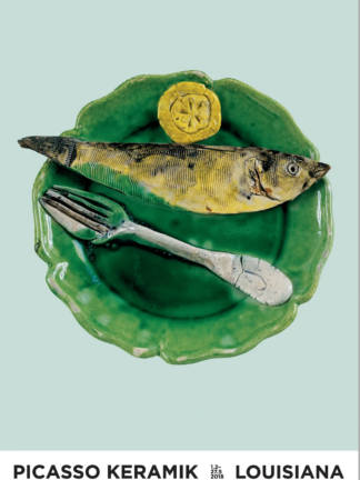 Picasso - Still life with fish, fork and slice of lemon
