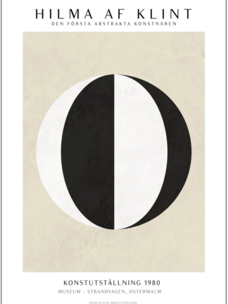 Hilma af Klint - Black White - Abstract Circles