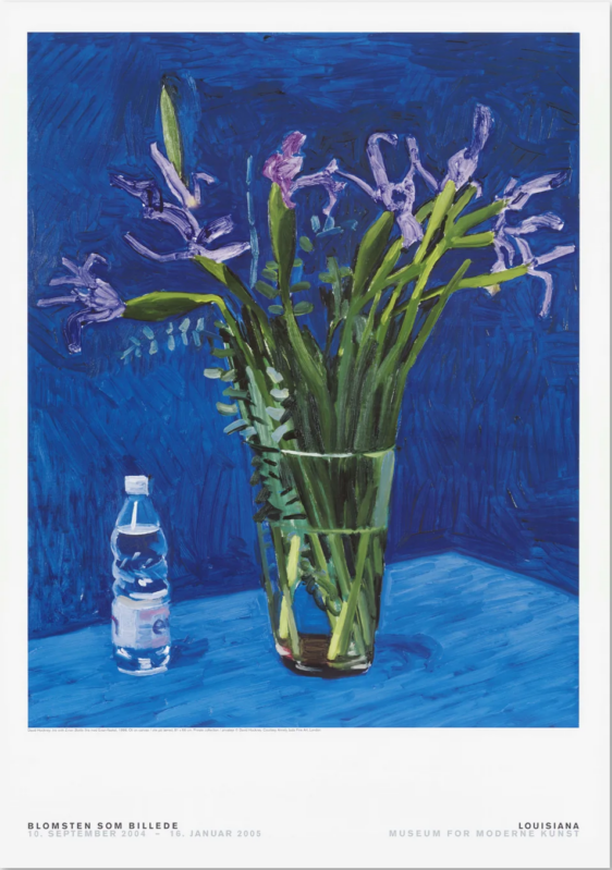 David Hockney - Iris med dansk vand