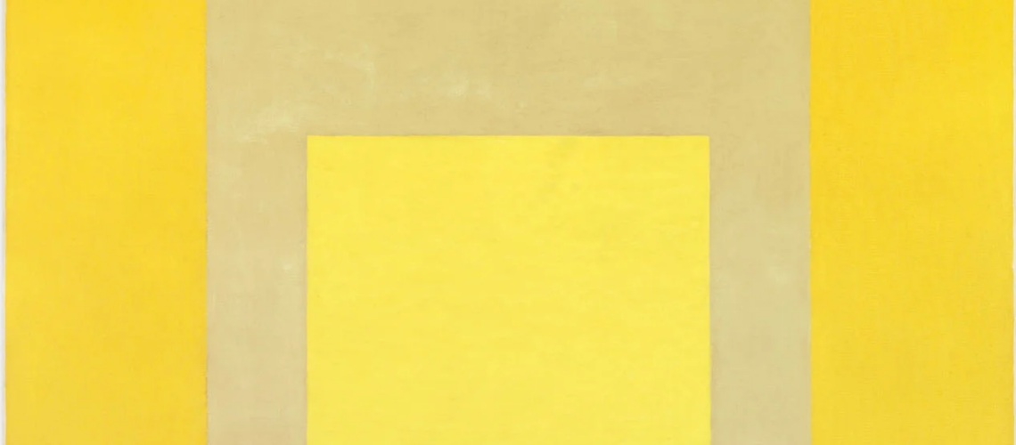 Josef Albers - Homage to the square: Yellow Climate