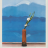 David Hockney - Mt fuji and flower