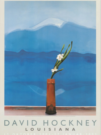 David Hockney - Mt fuji and flower