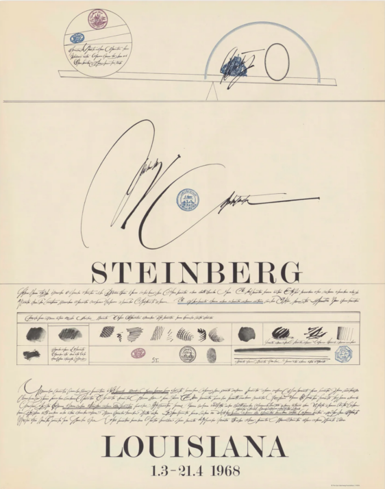 Saul Steinbberg - Signatur - Louisiana