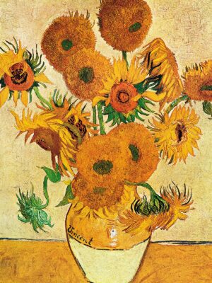 Vincent van Gogh - Vase med Solsikker