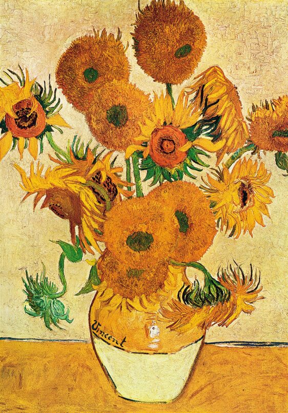 Vincent van Gogh - Vase med Solsikker