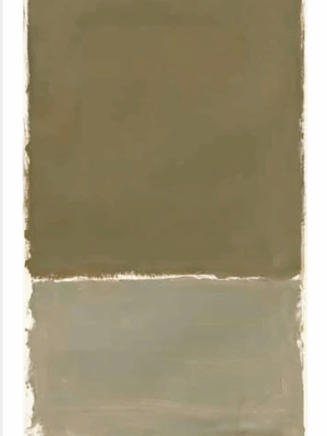 Mark Rothko, jordbrun, salviegrøn. Uden titel 1969