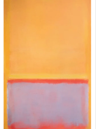 mark rothko, uden titel, ca 1954, orange rød, beige rød.