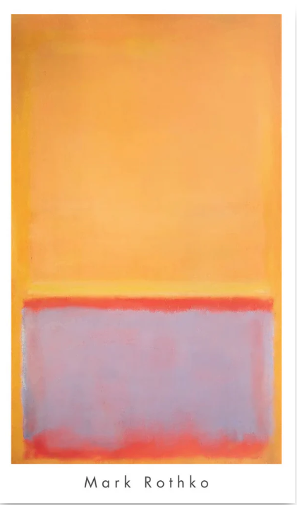 mark rothko, uden titel, ca 1954, orange rød, beige rød.