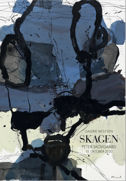 Peter Skovgaard, Plakat til udstillingen på Gallerie Wolfsen, Skagen