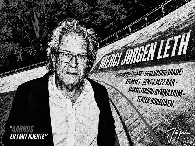 Jørgen Leth - Merci plakat