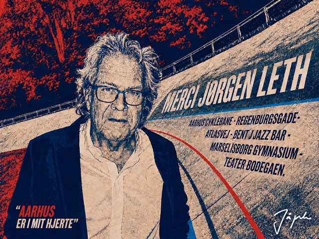 Merci Jørgen Leth - takkeplakat